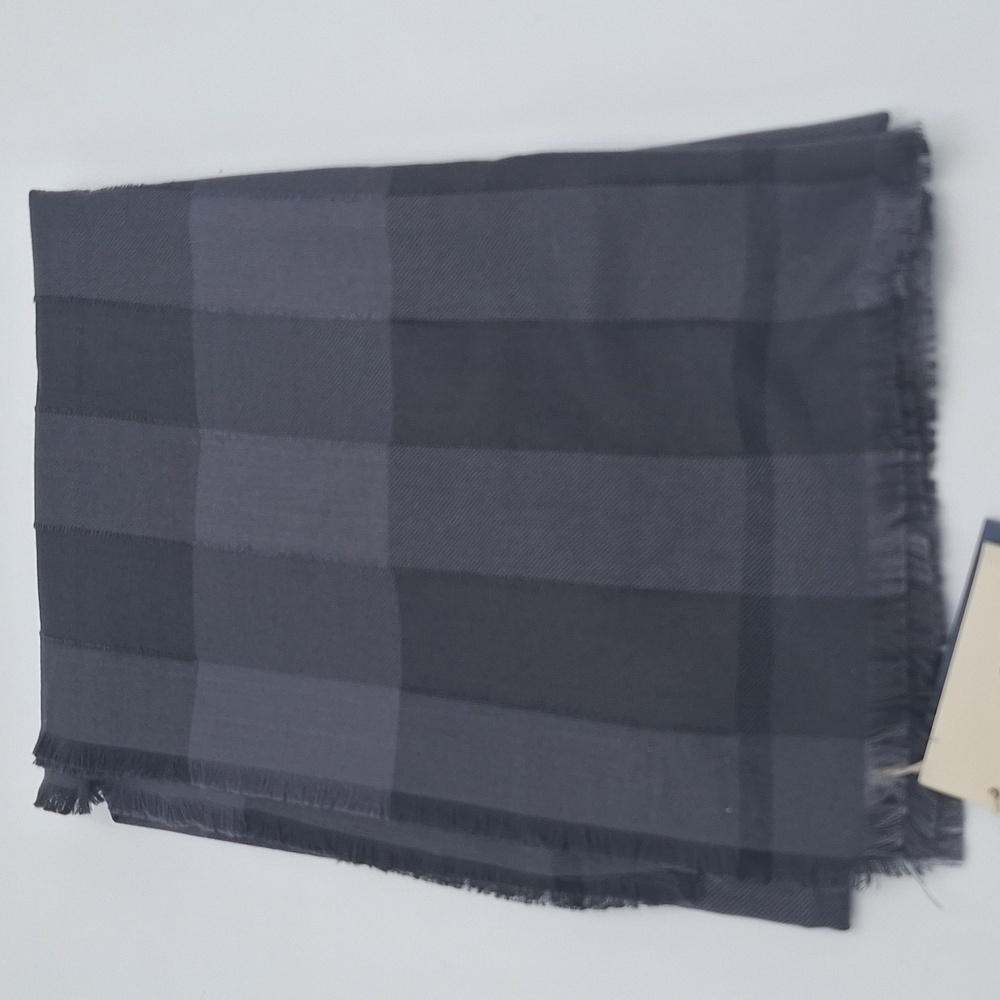 Universal Thread Charcoal Plaid Scarf Wrap